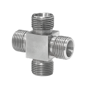 Stainless Steel High-Pressure Cross Fitting